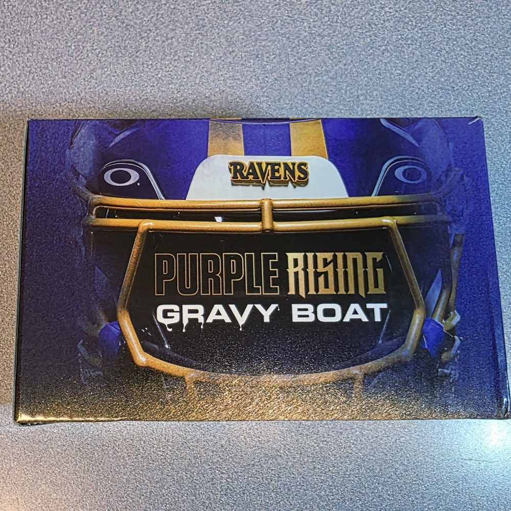 Ravens Purple Rising Gravy Boat